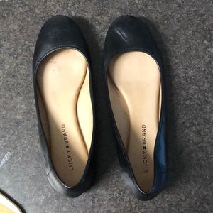 Lucky Brand Black Flats